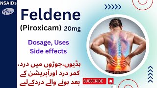 Feldene tablet  Piroxicam  Drug class  Composition  Dosage  Uses  Side effects in Urdu [upl. by Oetsira]