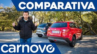 Dacia Duster 2018 vs Suzuki Vitara  SUV  Comparativa  Review  Prueba  Test en español  Carnovo [upl. by Elohcan]