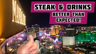 Good Times  Foundation Room Mandalay Bay amp Skyfall Lounge Delano Las Vegas Steak Vlog [upl. by Hippel]