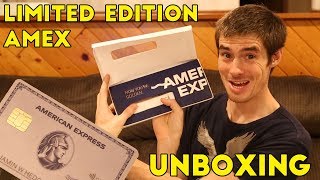 AMEX Limited Edition ROSE GOLD CARD Unboxing [upl. by Hilarius]