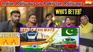 Reaction On Indian Railways vs Pakistan Railways Whos Better [upl. by Roxanna136]