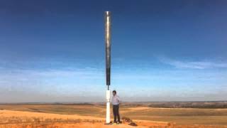 Vortex Bladeless wind turbine without blades [upl. by Alta]