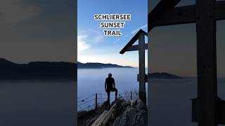 schliersee sunset trail running burgruine hohenwaldeck leitnernasen [upl. by Burley797]