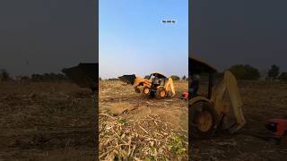 JCB backhoe loader Pulling Kubota Mu4501 rajminitoy automobile tractor [upl. by Dodd]