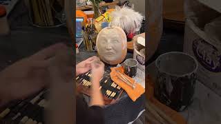 Pumpkin Sculpt  Paint 2024 by Jessica Birrell Part 1 pumpkin pumpkincarving sculpture painting [upl. by Ennelram]