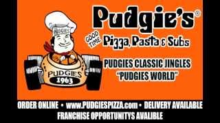 Pudgies Pizza Pasta amp Subs  JINGLES  PUDGIES WORLD [upl. by Busey]