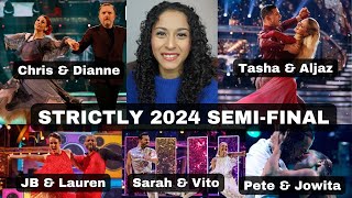 Dancer reacts to Strictly come dancing 2024 Week 12 SEMIFINAL [upl. by Reste]