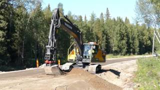 Volvo EC250EL with Indexator R8 tiltrotator [upl. by Martyn]