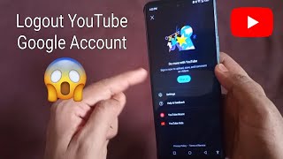 How To Logout YouTube Google Account 2023 [upl. by Bobinette]