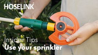 Hoselink Insider Tips  How to use Hoselink with your existing sprinklers  5 [upl. by Ellord]