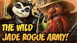 The Wild Jade Rogue Army  Rastakhan’s Rumble  Hearthstone [upl. by Lyj]