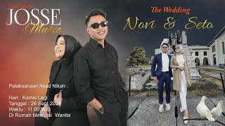 The Wedding NOVI amp SETO  CSJOSSE Music  Sabrang 26 Sept 2024 [upl. by Eitsyrhc144]