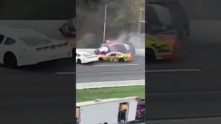 Huge Crash at Jennerstown Speedway 4292023 [upl. by Liane]