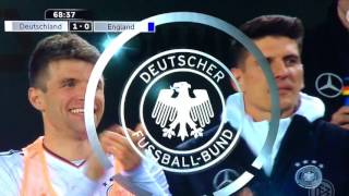 Letztes Tor von Lukas Podolski in der Nationalmannschaft am 22032017 [upl. by Rosaleen]