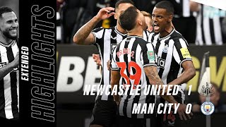 Newcastle United 1 Manchester City 0  Carabao Cup Highlights  Isak Fires Us Into Round Four 🔥 [upl. by Annovad]