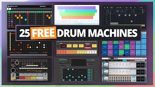 25 FREE Online Drum Machines to MAKE BEATS FOR FREE [upl. by Elsi]