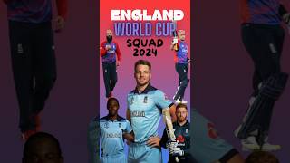 England World Cup squad 2024 viral trending shorts short cricket ipl reels react ytshorts [upl. by Anahoj]