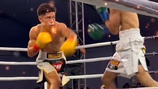 REYMART GABALLO TALO NA UPSET 1ST ROUND TKO TATLONG BISIS BUMAGSAK [upl. by Gilligan143]