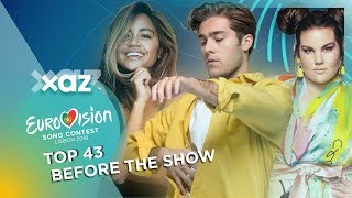 Eurovision 2018 Top 43 Before the show [upl. by Myles451]