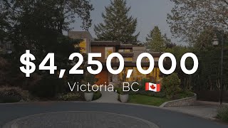 425M Luxury home hidden in Oak Bay Victoria BC [upl. by Uird431]