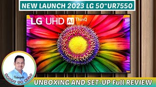 Unboxing the Latest LG 50UR7550 TV Discover the Ultimate Home Entertainment Hindi [upl. by Marven732]