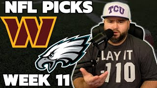 Commanders vs Eagles Week 11 Bets  NFL Thursday Picks With Kyle Kirms [upl. by Portwin640]