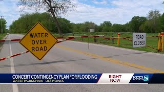 Water Works Park has contingency plans if flooding affects Saturdays Cake concert [upl. by Iretak531]