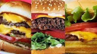 Top 10 Fast Food Hamburgers [upl. by Anasiul111]