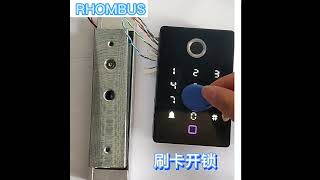 125KHz 912VDC RFID Fingerprint standalone access controller [upl. by Romeyn416]