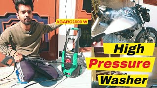 AGARO Grand 1500 Watts High Pressure Washer Review 2024  How to Use  Best Pressure Washer In India [upl. by Ydeh]