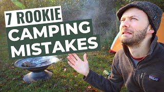 7 Mistakes While Tent Camping  For Beginners [upl. by Halyak]