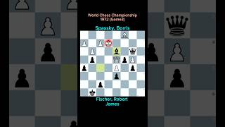 SPASSKY vs FISCHER WCC 1972 Game 3 [upl. by Yrelbmik265]