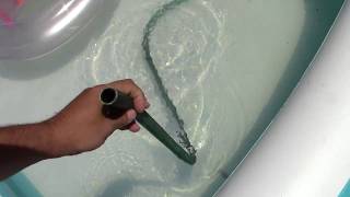 LIFE HACK how to drain  siphon with a short hose How to drain a pool [upl. by Jenette]