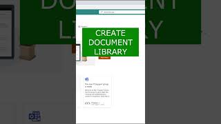 How to Create a Document Library in SharePoint Online sharepoint [upl. by Edin789]