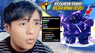 Anime Defenders 12  REQUIEM EVO SHINY BEAR KING SOBRANG RARE [upl. by Bat593]