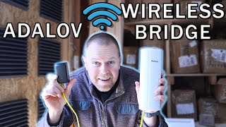 Adalov Point to Point Wireless Bridge Install [upl. by Warder]