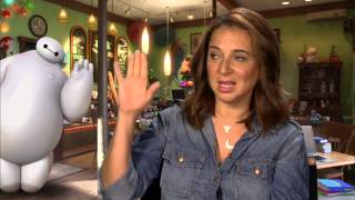 Big Hero 6 Maya Rudolph quotCassquot Behind the Scenes Movie Interview  ScreenSlam [upl. by Calvert]