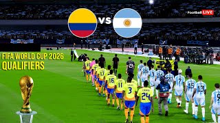 Colombia vs Argentina  FIFA World Cup 2026™ Qualifiers  Full Match  Realistic PES Gameplay [upl. by Lucas]