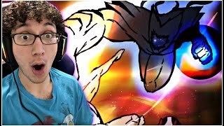 Fan Animation SAITAMA vs COSMIC GAROU Full Fight  REACTION [upl. by Sirret]