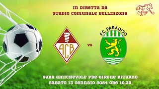 AC Bellinzona vs FC Paradiso [upl. by Ariela123]