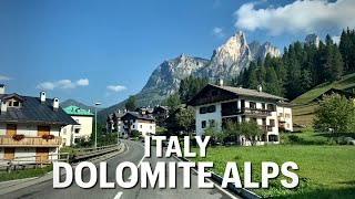 Dolomite Alps Driving in Belluno one of the most beautiful area of Italy [upl. by Idnahs701]