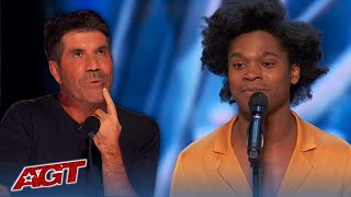 Jimmie Herrod Simon Wants Him To CHANGE His Song But He Doesnt Gets Sofias GOLDEN BUZZER [upl. by Delphinia]