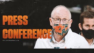 Jim Larrañaga Postgame Presser  121920 [upl. by Odilo772]