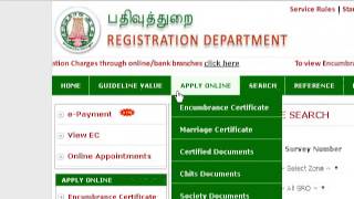 how to pay reg fees on online useing epayment in tnreginet [upl. by Ymaral]