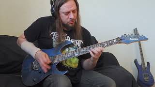 Testament  Practice What You Preach  Guitar Solo Cover [upl. by Hakkeber636]