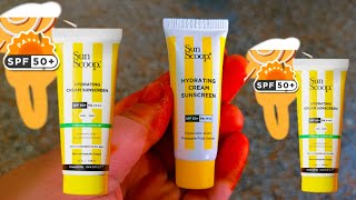 Sun Scoop Hydrating Cream Face Sunscreen SPF 50 PA [upl. by Deys]