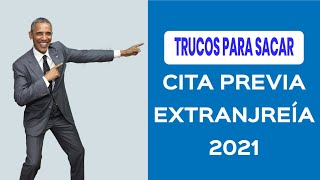 Trucos para sacar cita previa extranjeria  cita previa extranjeria [upl. by Kalila]