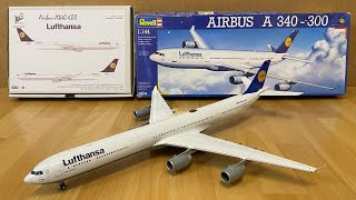 Assembly  Revell  BrazModels 1144 scale Airbus A340600 Lufthansa Modified Part 1  Zocker J [upl. by Notsag]