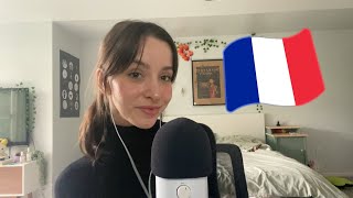 ASMR French whisper ramble 🇫🇷 [upl. by Aroel589]