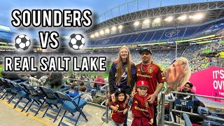 Seattle Sounders vs Real Salt Lake vlog ⚽ [upl. by Sillihp]